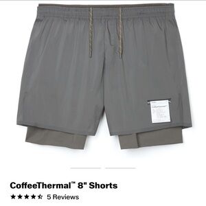Satisfy Running CoffeeThermal'™ 8" Shorts